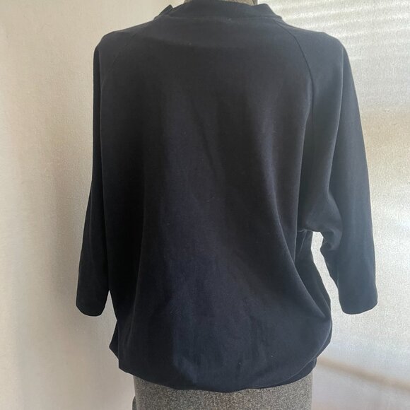 Vintage All-Ways sparkle cheetah three-quarter sleeve sweatshirt - Picture 3 of 6